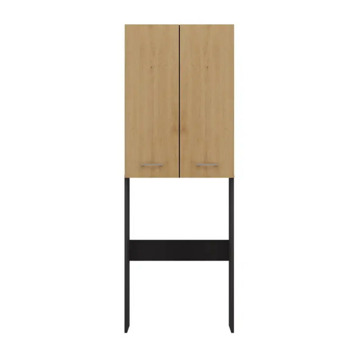 Bathroom cabinet POLA DD 64x30xH180 anthracite/artisan - Bathroom shelvesMLA-REG<<<Bathroom furnitureMLA<<<ActionPL