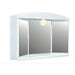 BATHROOM CABINET WITH MIRROR EMIR PRISM - Мебели<<<Мебели и огледала за баня<<<Баня<<<Praktiker&&&Мебели за