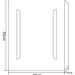 BATHROOM CABINET WITH MIRROR INTER CERAMIC 4514 - 55 - Мебели<<<Мебели и огледала за баня<<<Баня<<<Praktiker&&&Мебели