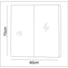 BATHROOM CABINET WITH MIRROR INTER CERAMIC 7046UP/7013 - Мебели<<<Мебели и огледала за баня<<<Баня<<<Praktiker&&&Мебели