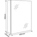 BATHROOM CABINET WITH MIRROR INTER CERAMIC ILINA - Мебели<<<Мебели и огледала за баня<<<Баня<<<Praktiker&&&Мебели за