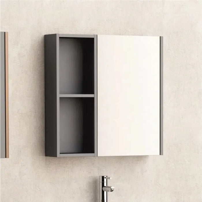 BATHROOM CABINET WITH MIRROR INTER CERAMIC RIHANNA - Мебели<<<Мебели и огледала за баня<<<Баня<<<Praktiker
