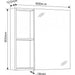 BATHROOM CABINET WITH MIRROR INTER CERAMIC RIHANNA - Мебели<<<Мебели и огледала за баня<<<Баня<<<Praktiker