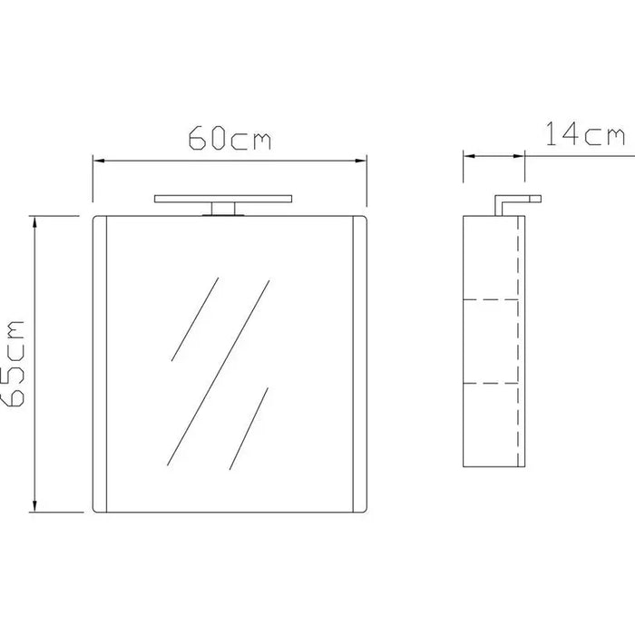 BATHROOM CABINET WITH MIRROR VICARD POMPEI - Мебели<<<Мебели и огледала за баня<<<Баня<<<Praktiker&&&Мебели за
