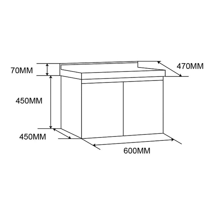 BATHROOM CABINET WITH WASHBASIN FORMA VITA 3018-60/4 - Мебели<<<Мебели и огледала за баня<<<Баня<<<Praktiker