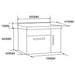 BATHROOM CABINET WITH WASHBASIN FORMA VITA 49-80/4 - Мебели<<<Мебели и огледала за баня<<<Баня<<<Praktiker