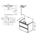 BATHROOM CABINET WITH WASHBASIN IDEALSTANDARD TESI - Мебели<<<Мебели и огледала за баня<<<Баня<<<Praktiker