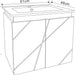 BATHROOM CABINET WITH WASHBASIN INTER CERAMIC - Мебели<<<Мебели и огледала за баня<<<Баня<<<Praktiker&&&Мебели за