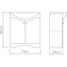 BATHROOM CABINET WITH WASHBASIN VICARD ELEKTRA - Мебели<<<Мебели и огледала за баня<<<Баня<<<Praktiker&&&Мебели за
