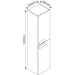 BATHROOM COLUMN INTER CERAMIC ILVINA - Мебели<<<Мебели и огледала за баня<<<Баня<<<Praktiker