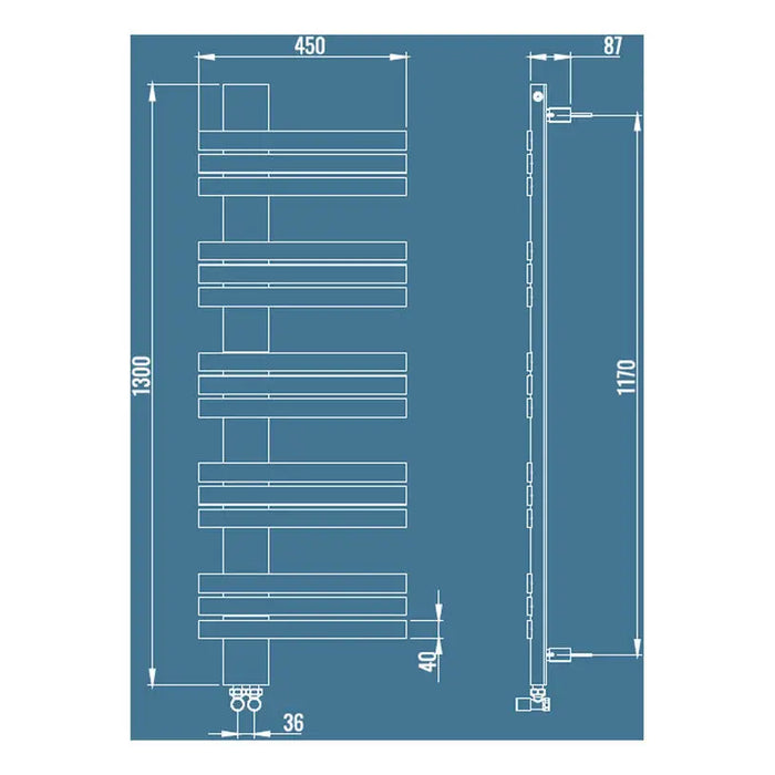 BATHROOM LINER ALUMINUM HYDRO TERM NEW GUARDIAN 15 - Лири за баня<<<Отопление за баня<<<Баня<<<Praktiker&&&Лири за