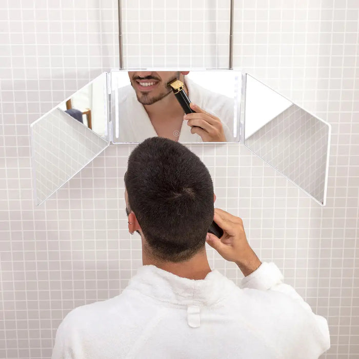 Bathroom Mirror with LED Light and 360º Vision SelfKut InnovaGoods - Аксесоари и кранчета<<<Баня<<<Дом Градина<<<BigBuy