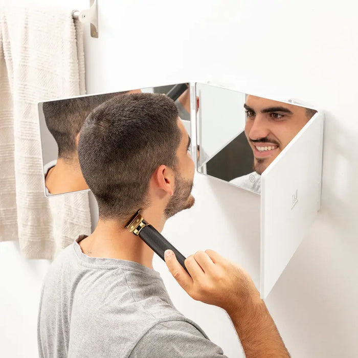 Bathroom Mirror with LED Light and 360º Vision SelfKut InnovaGoods - Аксесоари и кранчета<<<Баня<<<Дом Градина<<<BigBuy