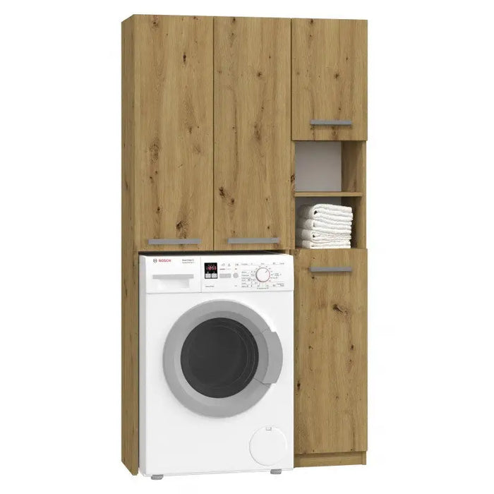 Bathroom set Marpol DD Cabinet Oak Artisan - Bathroom shelvesMLA-REG<<<Bathroom furnitureMLA<<<ActionPL