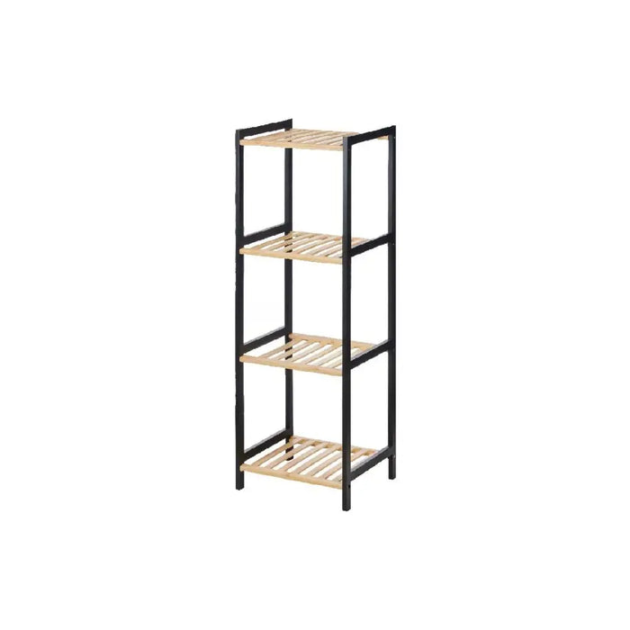 Bathroom Shelves Berilo Black Natural 35 x 30 x 100 cm 35,2 x 100,2 x 30,2 cm - Баня<<<Дом Градина<<<BigBuy&&&Аксесоари