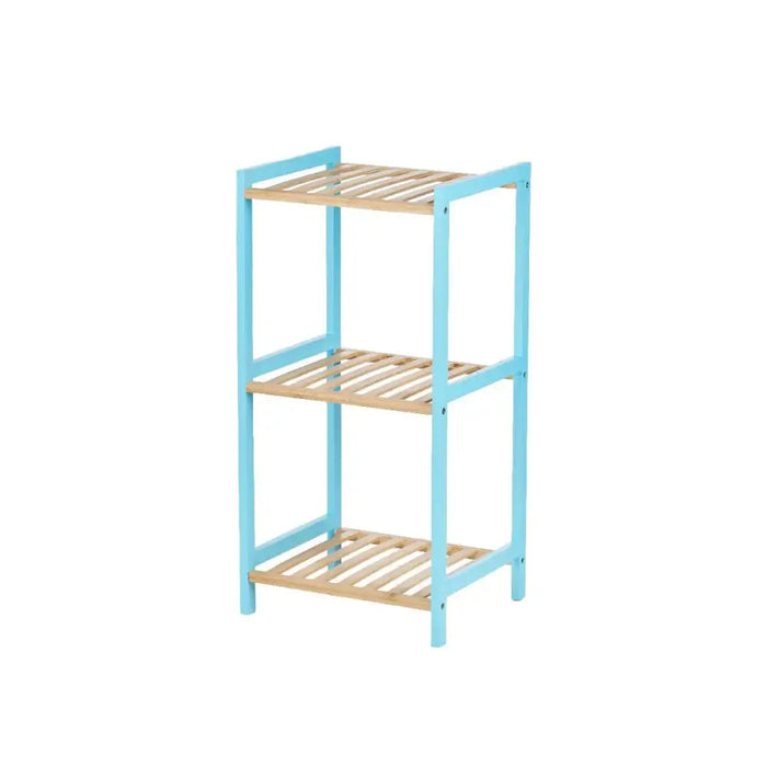 Bathroom Shelves Berilo Blue Natural 35 x 30 x 70 cm 35,2 x 70 x 30,2 cm - Баня<<<Дом Градина<<<BigBuy&&&Аксесоари и