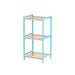 Bathroom Shelves Berilo Blue Natural 35 x 30 x 70 cm 35,2 x 70 x 30,2 cm - Баня<<<Дом Градина<<<BigBuy&&&Аксесоари и