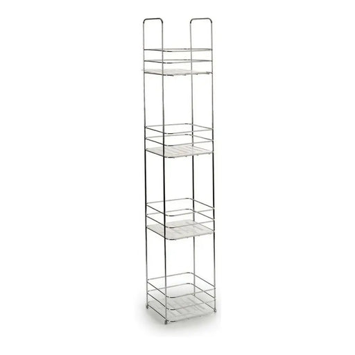 Bathroom Shelves Berilo Transparent Silver 16 x 86 x 16 cm - Баня<<<Дом Градина<<<BigBuy&&&Аксесоари и