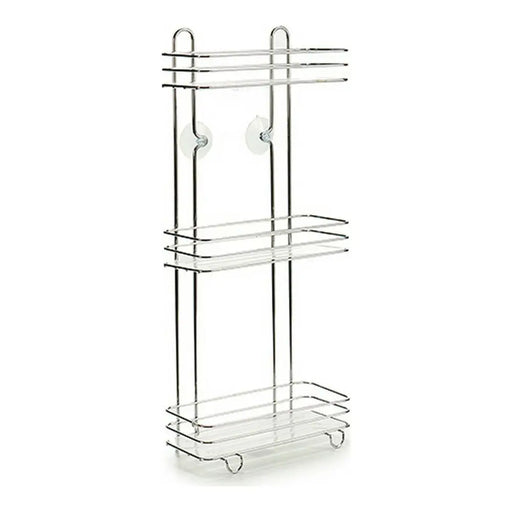 Bathroom Shelves Berilo Transparent Silver 26 x 59,5 x 13,5 cm 13,5 x 59,5 x 26 cm - Баня<<<Дом