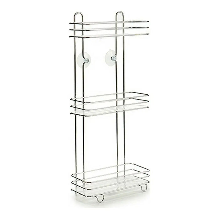 Bathroom Shelves Berilo Transparent Silver 26 x 59,5 x 13,5 cm 13,5 x 59,5 x 26 cm - Баня<<<Дом