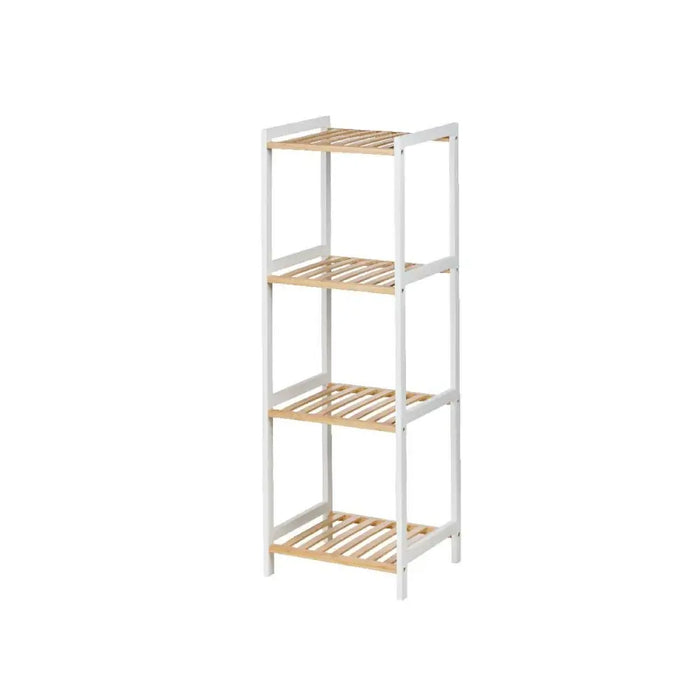 Bathroom Shelves Berilo White Natural 35 x 30 x 100 cm 35,2 x 100,2 x 30,2 cm - Баня<<<Дом Градина<<<BigBuy&&&Аксесоари