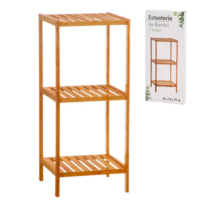 Bathroom Shelves Caison Bamboo 3 Shelves 34 x 33 x 79 cm - Баня<<<Дом Градина<<<BigBuy&&&Аксесоари и