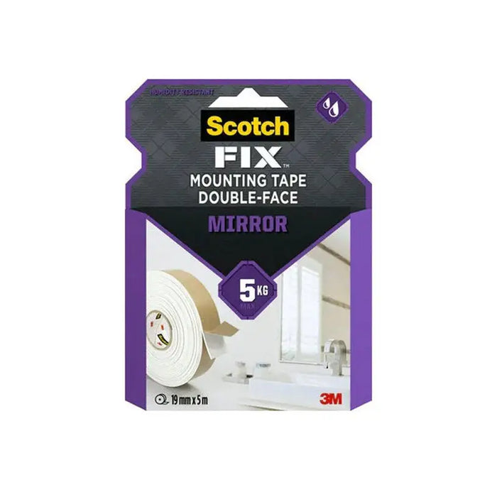 BATHROOM TAPE 19 MM X 5.0 M (2KG/30CM) SCOTCH - Ленти<<<Лепила и ленти<<<Подови и стенни