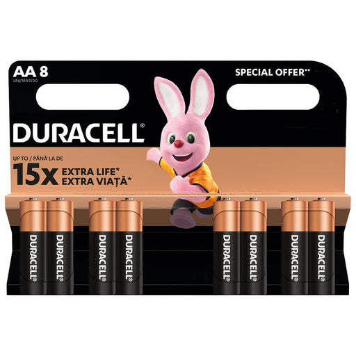 BATTERIES 8 DURACELL AA BASIC - Батерии<<<Батерии и фенери<<<Осветление<<<Praktiker&&&Батерии<<<Източници на