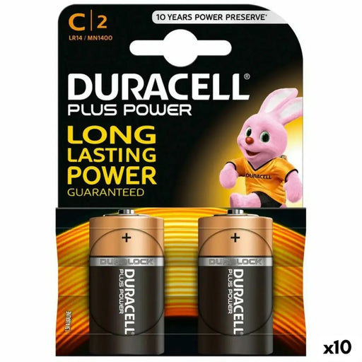 Batteries DURACELL Plus Power L2 CLR14 1,5 V LR14 (10 Units) - Електроника Батерии<<<Компютри|