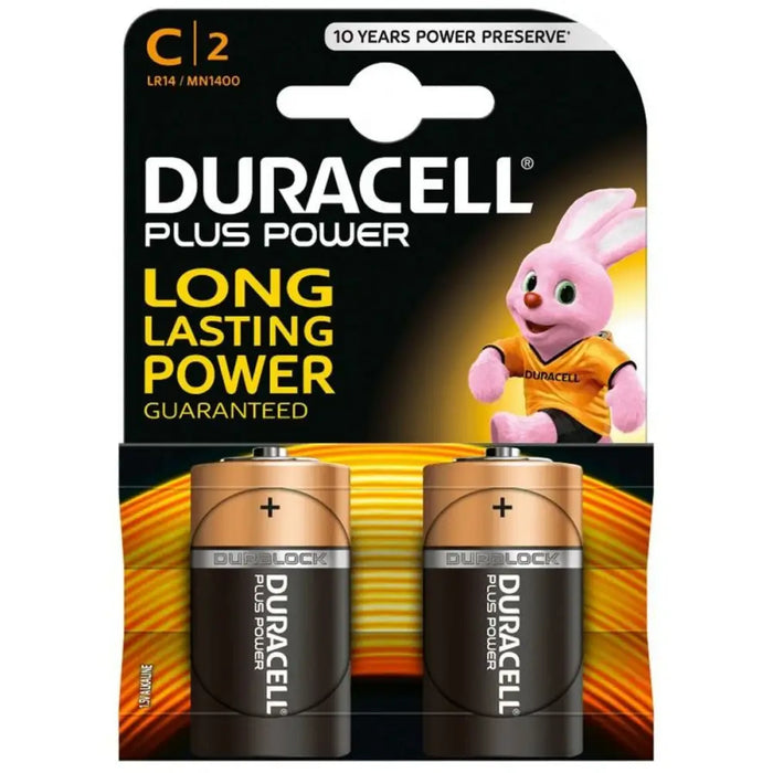 Batteries DURACELL Plus Power L2 CLR14 1,5 V LR14 (10 Units) - Електроника Батерии<<<Компютри|