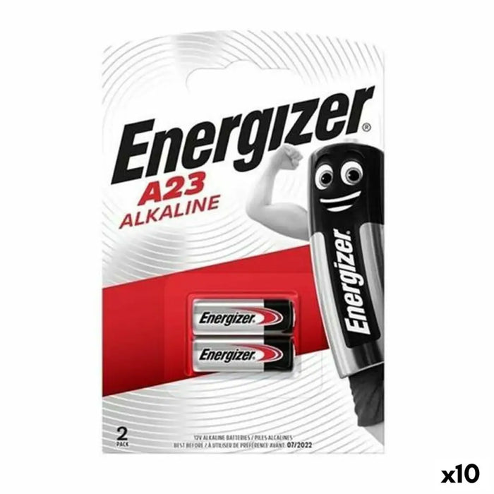 Batteries Energizer 12 V LR23A 2 Pieces (10 Units) - Електроника Батерии<<<Компютри| Електроника<<<BigBuy&&&Алкални
