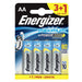 BATTERIES ENR MAX PLUS AA 3 + 1 CHP4 ENERGIZER PANASONIC - Батерии<<<Батерии и зарядни устройства<<<AmperelB2B