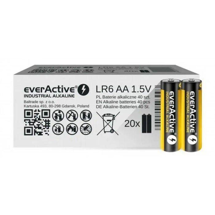 Batteries EverActive LR6 AA 1,5 V - Алкални батерии<<<Електроника Батерии<<<Компютри|