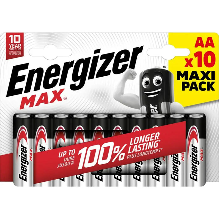 Batteries LR6 Energizer 437772 1,5 V (10 Units) - Алкални батерии<<<Електроника Батерии<<<Компютри|