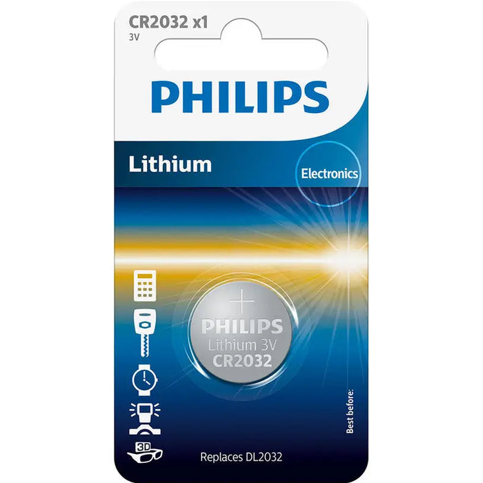 BATTERIES PHILIPS LITHIUM CR2032/01B - Батерии<<<Батерии и фенери<<<Осветление<<<Praktiker&&&Батерии и зарядни<<<Дом и