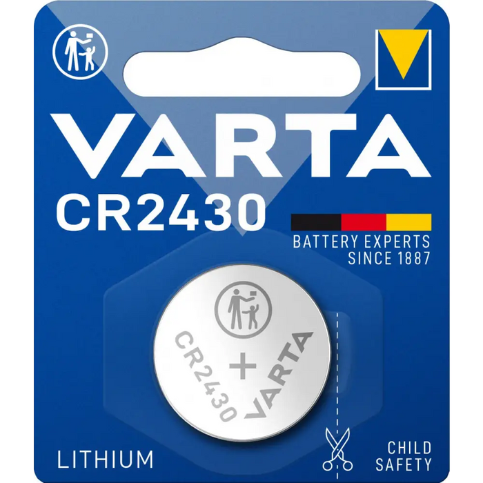 Batteries Varta CR 2430 BLI 1 - Батерии<<<Аксесоари за телевизори<<<Аксесоари<<<TechMart&&&Батерии<<<Източници на