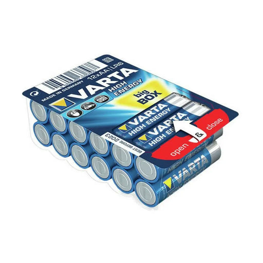 Batteries Varta High Energy (12 Pieces) - Електроника Батерии<<<Компютри| Електроника<<<BigBuy&&&Алкални