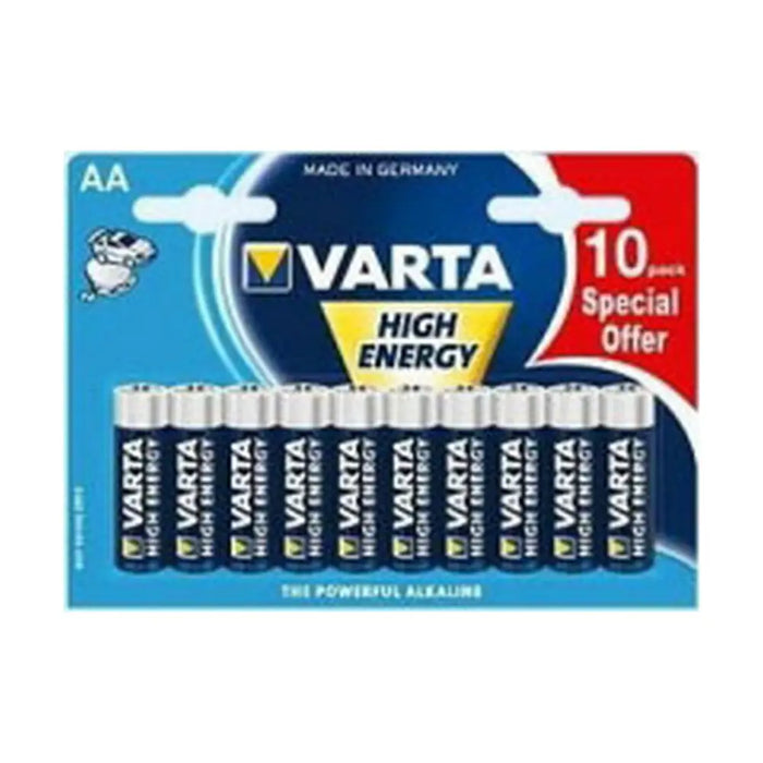 Batteries Varta High Energy AA 10-pack (10 Pieces) - Електроника Батерии<<<Компютри| Електроника<<<BigBuy&&&Алкални