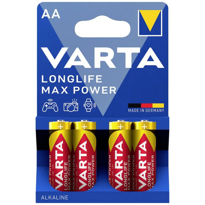 Batteries Varta LONGLIFE MAX POWER AA BLI 4 - Батерии<<<Аксесоари за