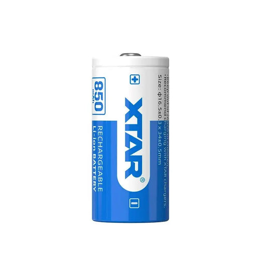 Battery 16340/R-CR123 3,7V Li-ion 850 mAh XTAR - Rechargeable batteriesBAL-AKM<<<batteries and chargersBAL<<<ActionPL