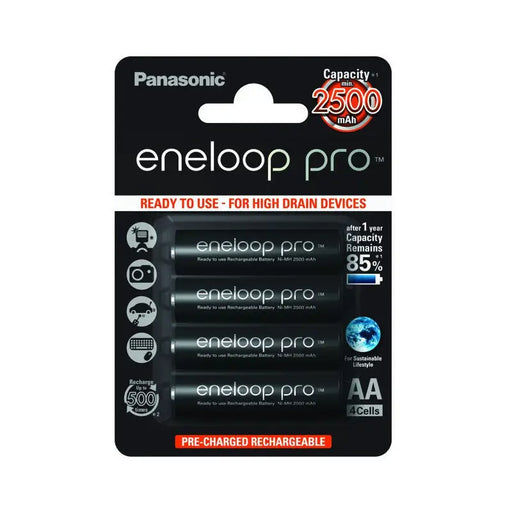 BATTERY AA UP TO 2500 4BP PRO ENELOOP - Батерии<<<Батерии и зарядни устройства<<<AmperelB2B
