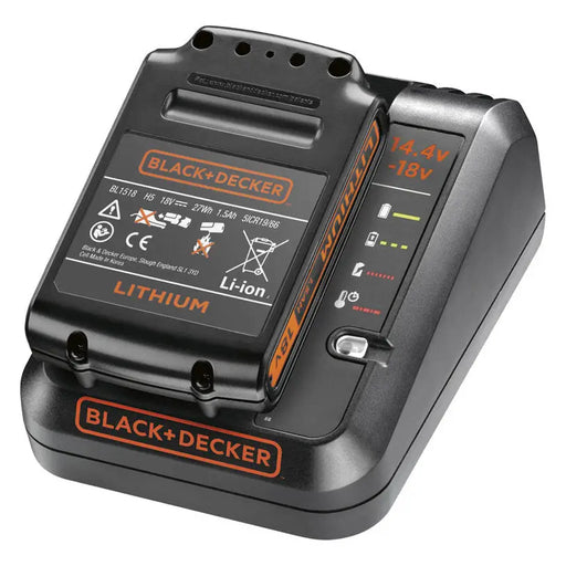 BATTERY AND CHARGER 18 V 1.5 AH BLACK&DECKER POWER CONNECT BDC1A15-QW - Батерии и зарядни<<<Шлайф машини<<<Инструменти