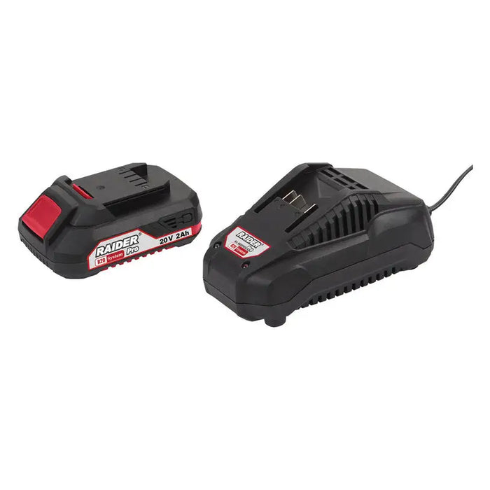 BATTERY AND CHARGER 20 V 2 AH RAIDER PRO R20 SYSTEM - Батерии и зарядни<<<Шлайф машини<<<Инструменти и
