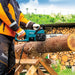 BATTERY BRUSHLESS CHAIN SAW MAKITA DUC357Z 18 V WITHOUT BATTERY AND CHARGER BAR LENGTH 35.00 cm - Електрически и