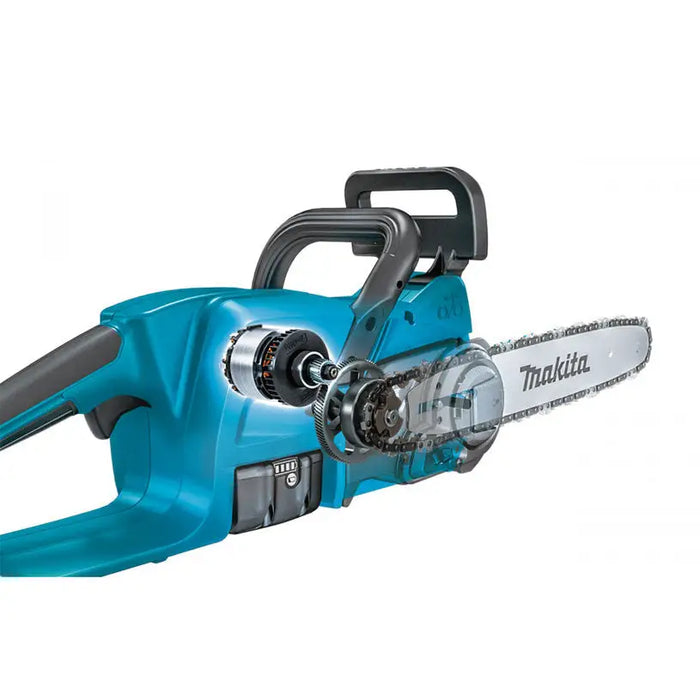BATTERY BRUSHLESS CHAIN SAW MAKITA DUC357Z 18 V WITHOUT BATTERY AND CHARGER BAR LENGTH 35.00 cm - Електрически и