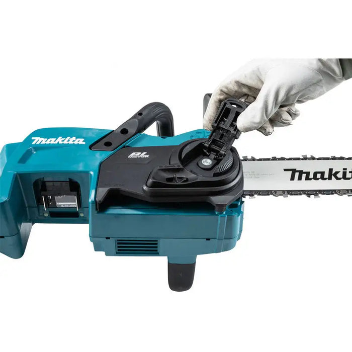 BATTERY BRUSHLESS CHAIN SAW MAKITA DUC357Z 18 V WITHOUT BATTERY AND CHARGER BAR LENGTH 35.00 cm - Електрически и