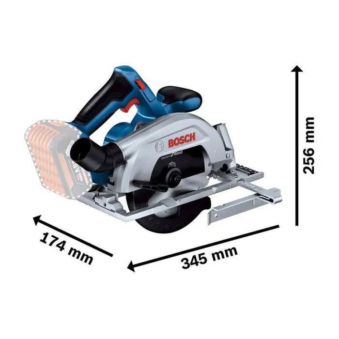 BATTERY BRUSHLESS CIRCULAR BOSCH PROFESSIONAL GKS 185-LI SOLO - Ръчни циркуляри<<<Триони и циркуляри<<<Инструменти и