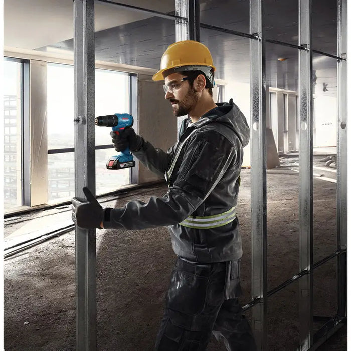 BATTERY BRUSHLESS IMPACT DRILL BOSCH PROFESSIONAL GSB 185 18 V 50.00 nm WITHOUT BATTERY AND CHARGER CASE - Акумулаторни