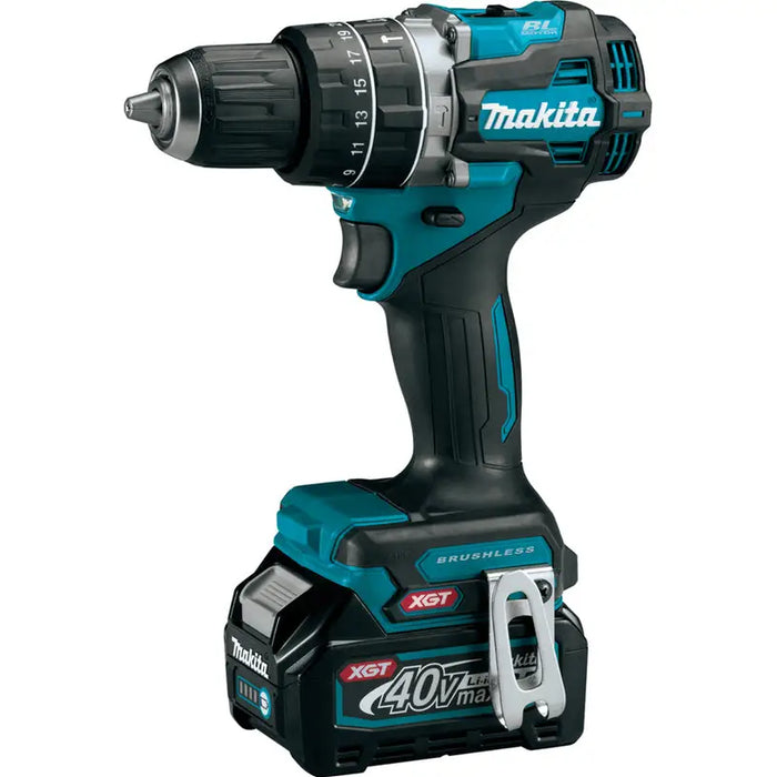 BATTERY BRUSHLESS IMPACT DRILL MAKITA HP002GA201 40 V 64.00 nm NUMBER OF BATTERIES 2 2.00 Ah SUITCASE - Акумулаторни