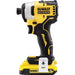 BATTERY BRUSHLESS IMPACT DRIVER DEWALT DCF809D2T-QW SET 18 V 190.00 nm NUMBER OF BATTERIES 2 2.00 Ah SUITCASE